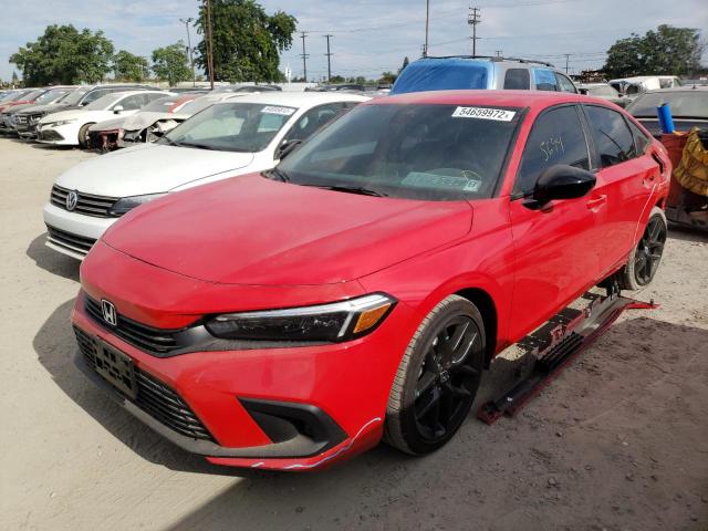 2HGFE2F56NH530780 - 2022 HONDA CIVIC SPOR 红色 照片 2