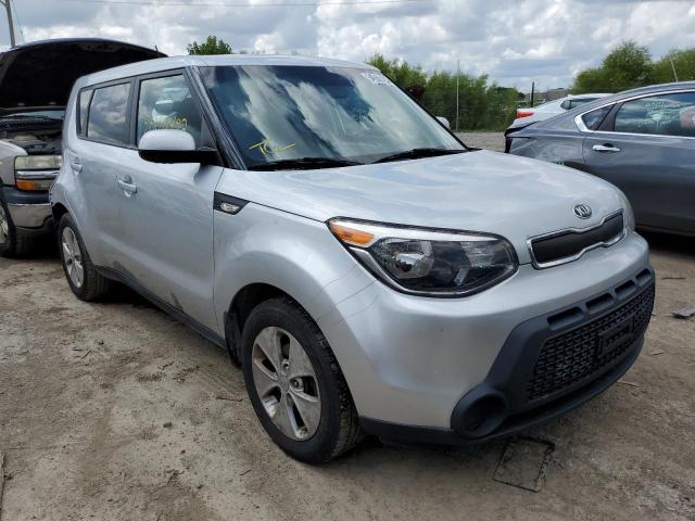 KNDJN2A25E7705120 - 2014 KIA SOUL SILVER photo 1