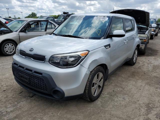 KNDJN2A25E7705120 - 2014 KIA SOUL SILVER photo 2