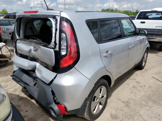 KNDJN2A25E7705120 - 2014 KIA SOUL SILVER photo 4