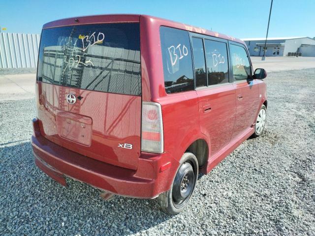 JTLKT324464103882 - 2006 TOYOTA SCION XB Kırmızı fotoğraf 4