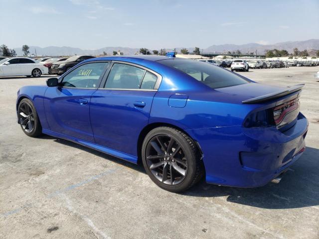 2C3CDXHG3KH638080 - 2019 DODGE CHARGER GT BLUE photo 3