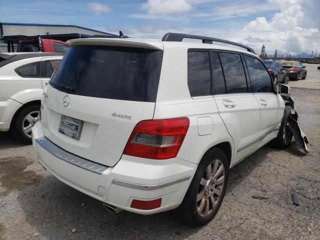 WDCGG8HB9BF561287 - 2011 MERCEDES-BENZ GLK 350 4M WHITE photo 4