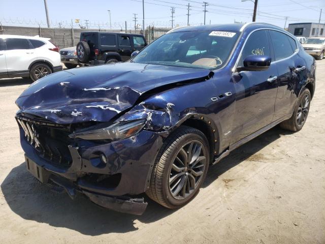 ZN661XULXJX298181 - 2018 MASERATI LEVANTE LU BLUE photo 2