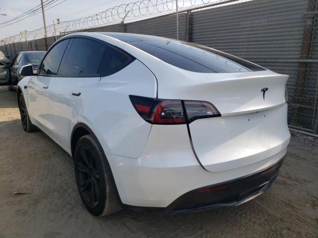 5YJYGDEF1LF002588 - 2020 TESLA MODEL Y WHITE photo 3