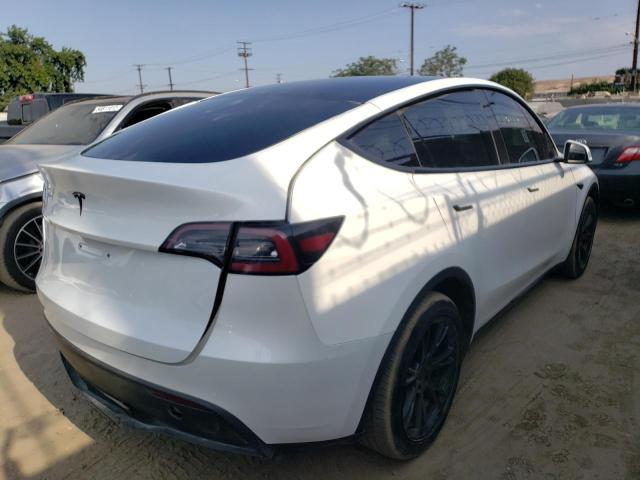 5YJYGDEF1LF002588 - 2020 TESLA MODEL Y أبيض صورة 4