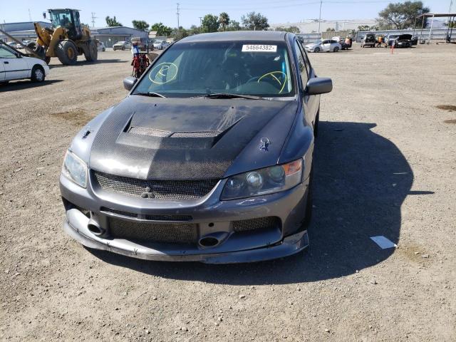 JA3AH86C26U066899 - 2006 MITSUBISHI LANCER EVO GRAY photo 9