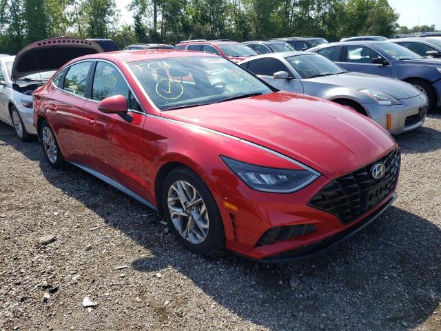 5NPEL4JA1LH047010 - 2020 HYUNDAI SONATA SEL RED photo 1