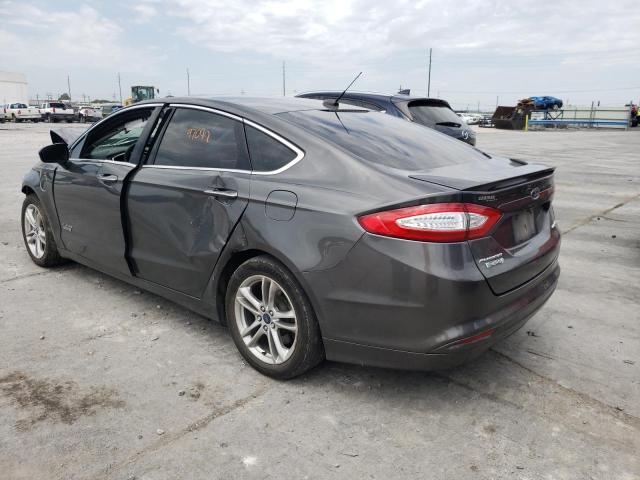 3FA6P0SU6GR301796 - 2016 FORD FUSION TIT GRAY photo 3