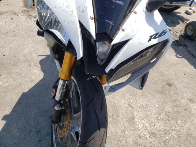 JYARJ12Y57A005059 - 2007 YAMAHA YZFR6 L WHITE photo 9