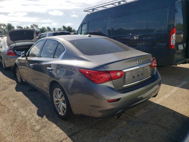 JN1BV7AP9FM335227 - 2015 INFINITI Q50 BASE GRAY photo 3