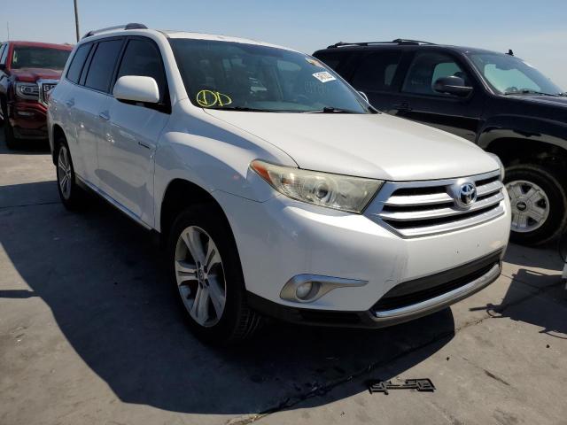 5TDYK3EH0BS049664 - 2011 TOYOTA HIGHLANDER WHITE photo 1