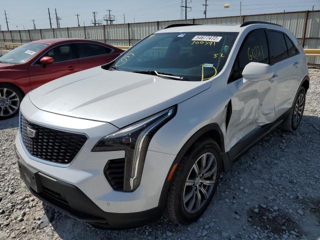 1GYFZER46KF100391 - 2019 CADILLAC XT4 SPORT WHITE photo 2