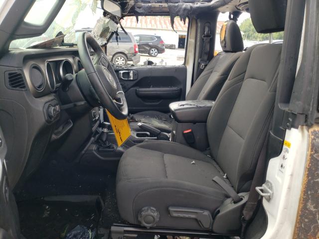 1C4GJXAG6JW151035 - 2018 JEEP WRANGLER S WHITE photo 5