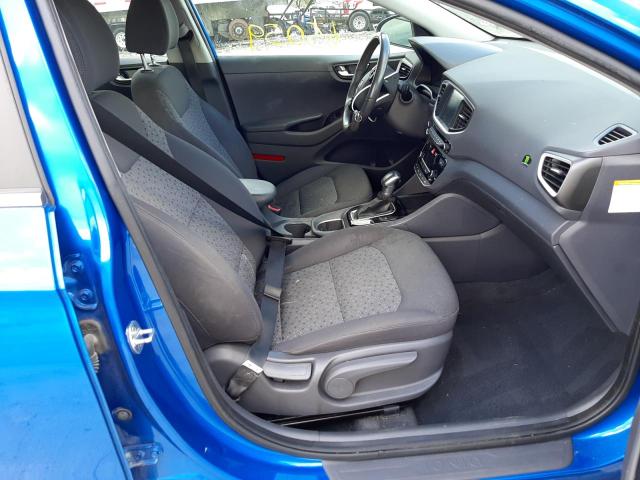 KMHC75LC3HU056316 - 2017 HYUNDAI IONIQ SEL BLUE photo 5