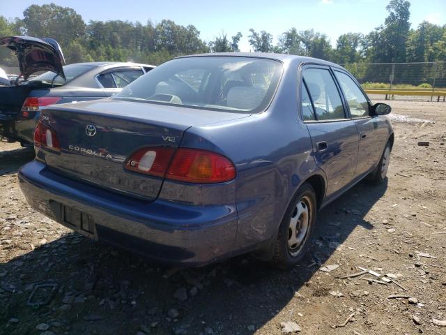 2T1BR12E8YC301615 - 2000 TOYOTA COROLLA VE BLUE photo 4