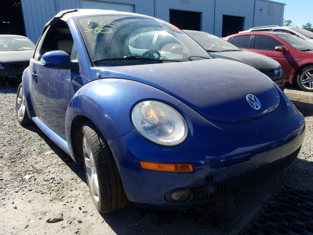 3VWSF31Y67M409461 - 2007 VOLKSWAGEN NEW BEETLE 蓝色 照片 1