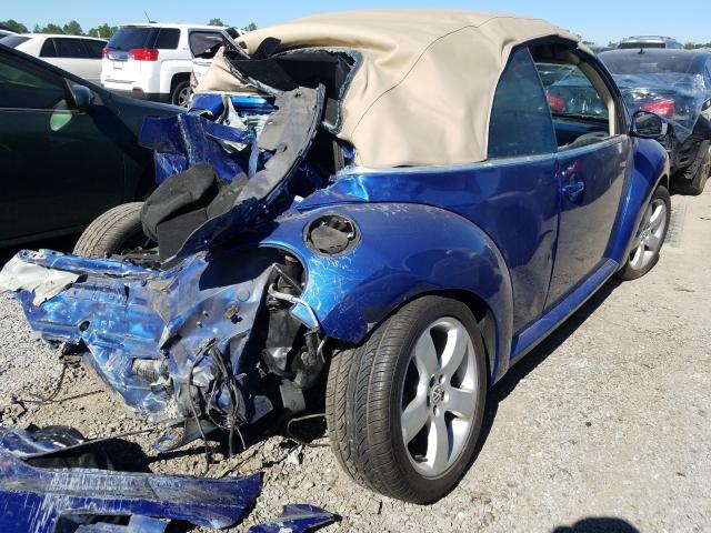 3VWSF31Y67M409461 - 2007 VOLKSWAGEN NEW BEETLE 蓝色 照片 4