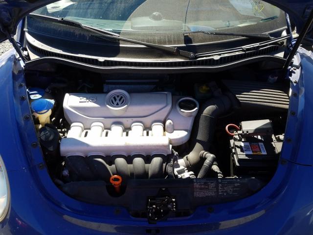 3VWSF31Y67M409461 - 2007 VOLKSWAGEN NEW BEETLE 蓝色 照片 7