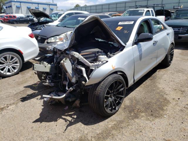 1G6AJ5S37D0107738 - 2013 CADILLAC ATS PERFOR SILVER photo 2