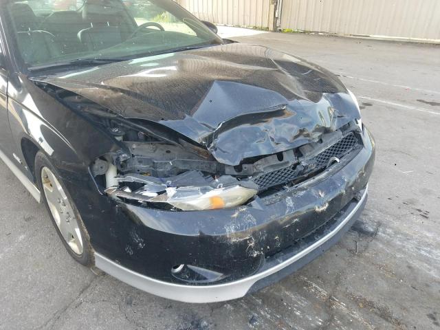 2G1WL15C569319296 - 2006 CHEVROLET MONTE CARL შავი ფოტო 9
