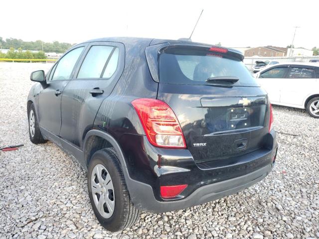 3GNCJKSB7HL272152 - 2017 CHEVROLET TRAX LS BLACK photo 3