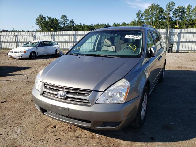 KNDMG4C36A6330301 - 2010 KIA SEDONA LX GRAY photo 2