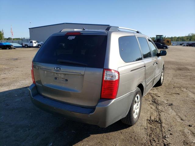 KNDMG4C36A6330301 - 2010 KIA SEDONA LX GRAY photo 4