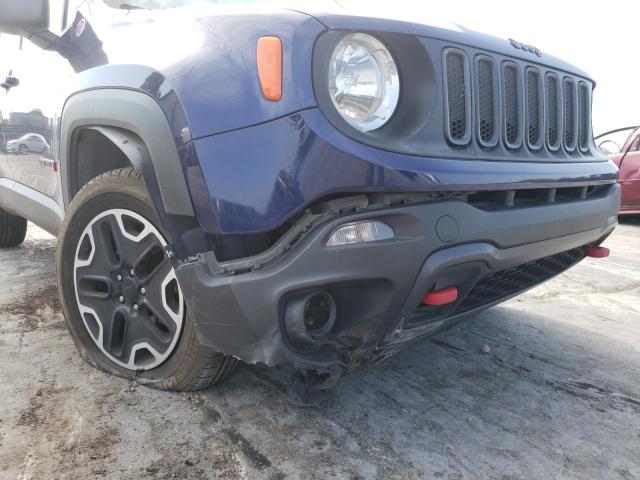 ZACCJBCT5GPD93980 - 2016 JEEP RENEGADE T BLUE photo 9