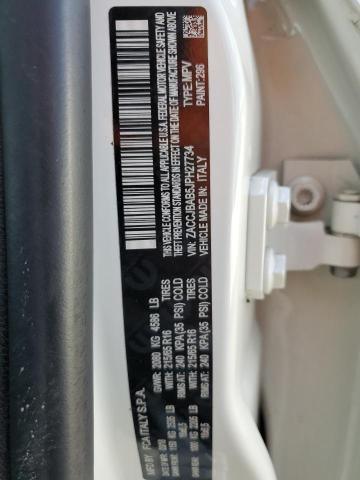 ZACCJBAB5JPH27734 - 2018 JEEP RENEGADE S WHITE photo 10