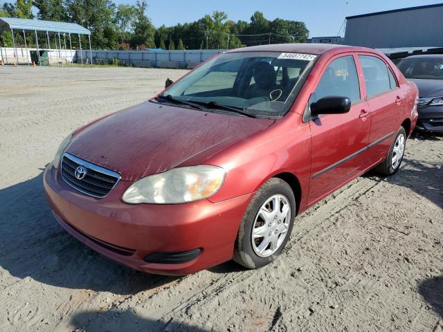 1NXBR32E87Z922944 - 2007 TOYOTA COROLLA CE RED photo 2