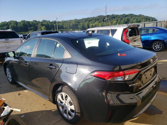 5YFEPMAE3MP162364 - 2021 TOYOTA COROLLA LE 黑色 照片 3