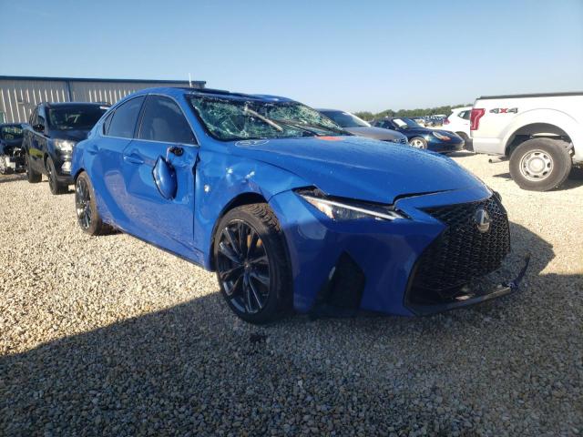 JTHGZ1B26M5043743 - 2021 LEXUS IS 350 F-S BLUE photo 1