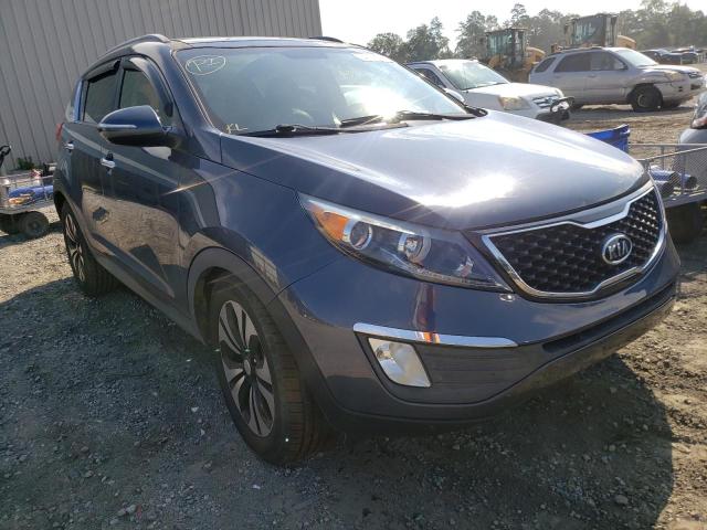 KNDPC3A67C7213338 - 2012 KIA SPORTAGE S BLUE photo 1