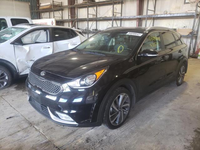 KNDCE3LCXJ5175379 - 2018 KIA NIRO TOURI BLACK photo 2