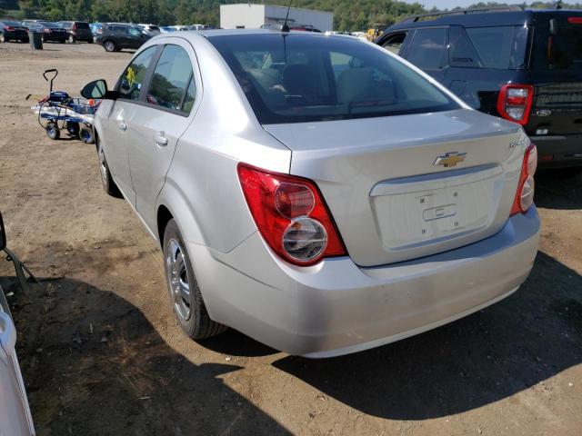 1G1JA5SG4G4182130 - 2016 CHEVROLET SONIC LS SILVER photo 3