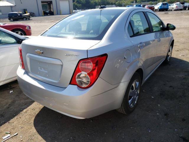 1G1JA5SG4G4182130 - 2016 CHEVROLET SONIC LS SILVER photo 4