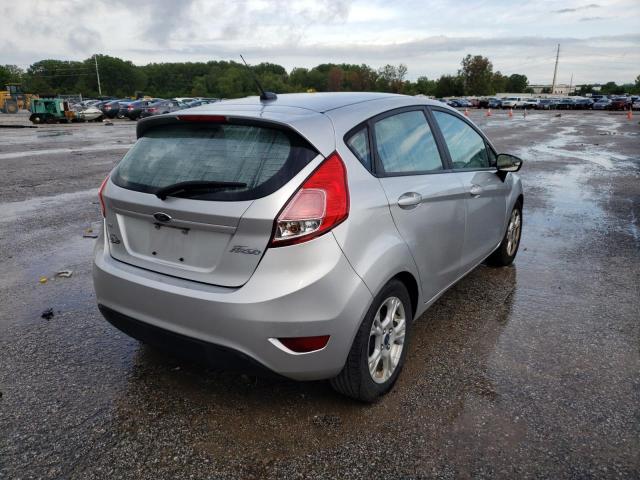 3FADP4EJ4FM191438 - 2015 FORD FIESTA SE SILVER photo 4