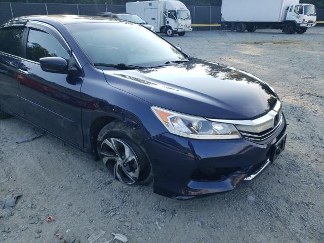 1HGCR2F31GA145327 - 2016 HONDA ACCORD LX BLUE photo 9