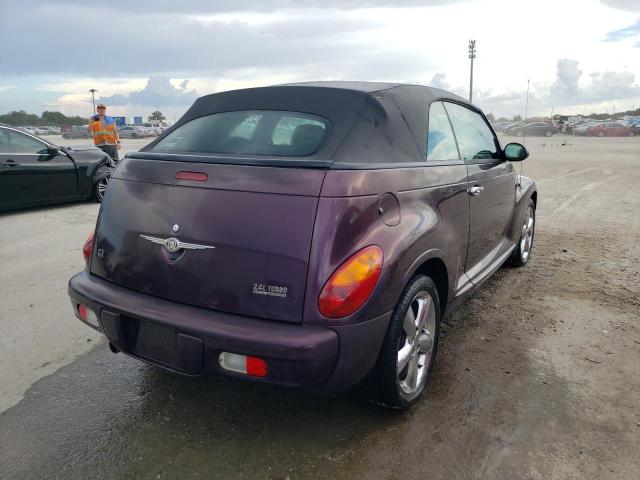 3C3AY75S55T362355 - 2005 CHRYSLER PT CRUISER PURPLE photo 4