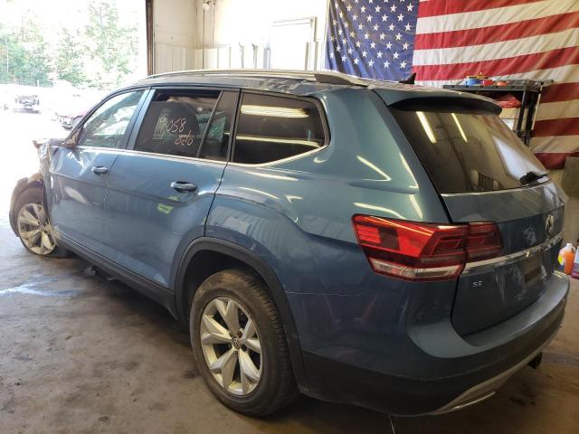 1V2DR2CA1KC566448 - 2019 VOLKSWAGEN ATLAS SE BLUE photo 3