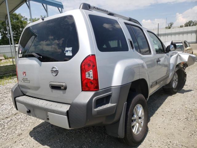 5N1AN0NW3EN808562 - 2014 NISSAN XTERRA X SILVER photo 4