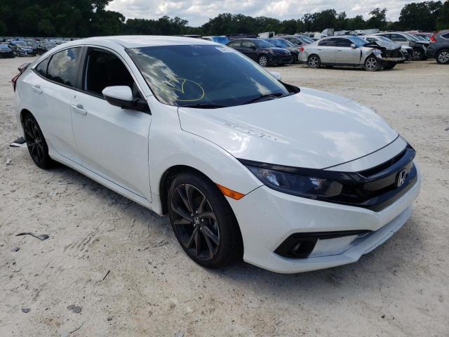 2HGFC2E82LH531763 - 2020 HONDA CIVIC SPOR WHITE photo 1