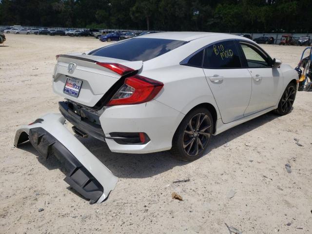 2HGFC2E82LH531763 - 2020 HONDA CIVIC SPOR WHITE photo 4