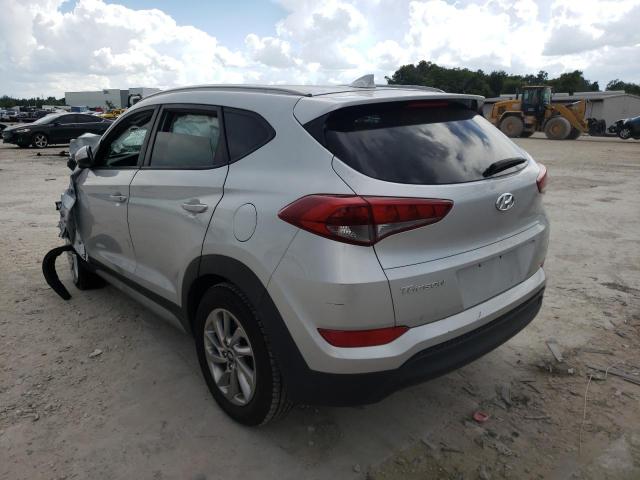 KM8J33A40JU678249 - 2018 HYUNDAI TUCSON SEL SILVER photo 3