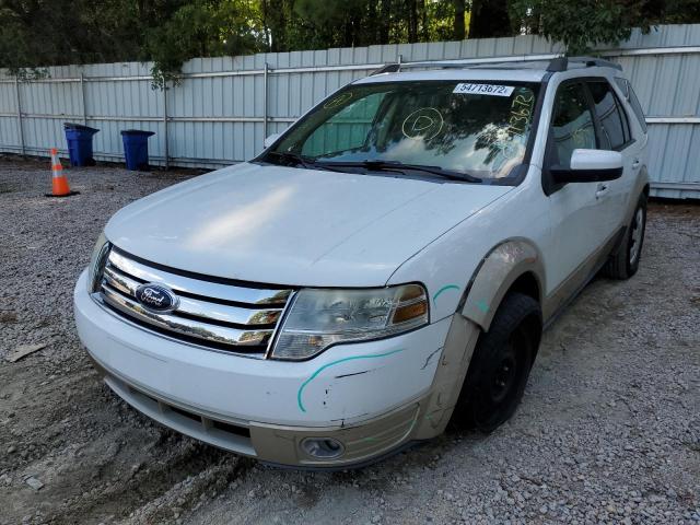 1FMDK07W88GA25555 - 2008 FORD TAURUS X E WHITE photo 2