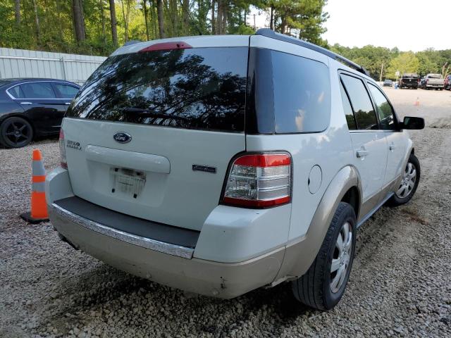 1FMDK07W88GA25555 - 2008 FORD TAURUS X E WHITE photo 4