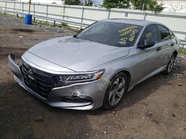 1HGCV1F41JA142210 - 2018 HONDA ACCORD EX SILVER photo 2