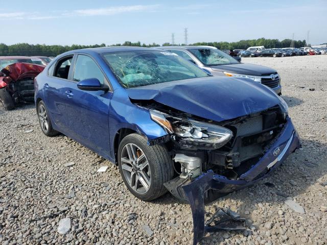 3KPF34ADXKE017375 - 2019 KIA FORTE GT L BLUE photo 1