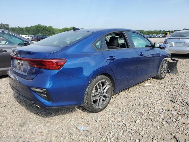 3KPF34ADXKE017375 - 2019 KIA FORTE GT L BLUE photo 4